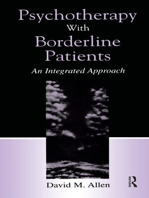 cover image of Psychotherapy With Borderline Patients